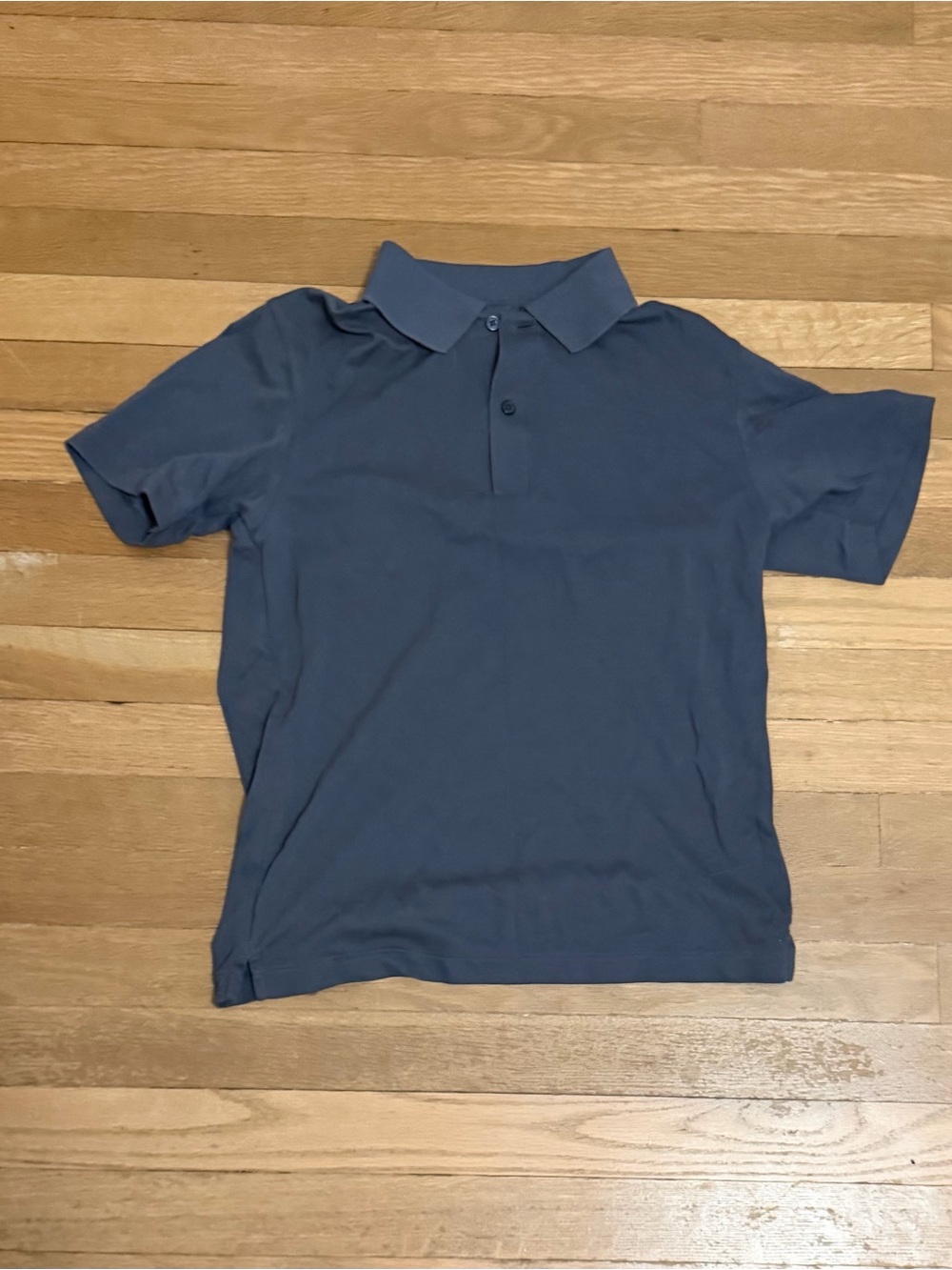 Uniqlo Short Sleeve Polo in Slate Blue